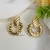 Brinco folheado, brinco dourado pequeno b9 - loja online