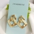 Brinco folheado, dourado b29