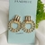 Brinco folheado, dourado b13 - JANDRITE