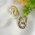 Brinco feminino folheado, dourado b28 - JANDRITE