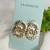 Brinco feminino folheado, dourado b28 - comprar online
