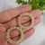 Brinco folheado, dourado b27 na internet