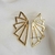 Brinco folheado elegante diferente, dourado b30 - JANDRITE