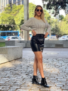 BLUSA TRICÔ PIPOCA