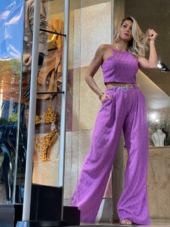 CALÇA PANTALONA EM LASE