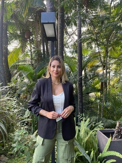 MAX BLAZER MANGA DRAPEADA