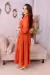 Vestido em chifon sem elastano com forro - loja online
