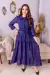 Vestido em chifon sem elastano com forro - comprar online