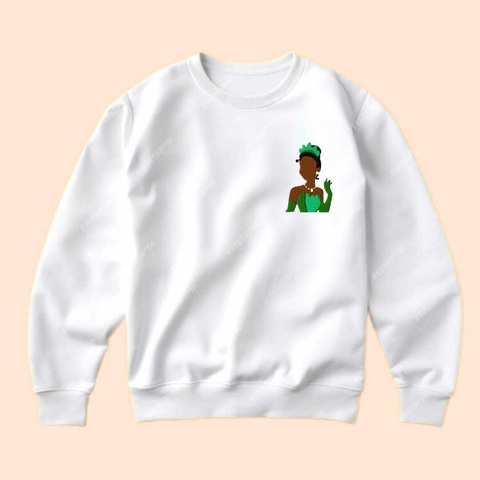Moletom Bordado Princesa Tiana