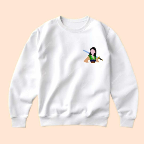 Moletom Bordado Mulan