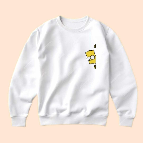 Moletom Bordado Bart Simpsons