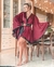 Robe Manga Morcego Vinho