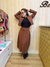 Conjunto Viviane Marrom