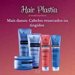 Kit Hair Plastia da Eudora - Shampo+Condicionador + Máscara+ Booster Pró-Aging+Booster Acid Color 900 ml