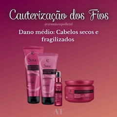 Kit Cauterização dos Fios da Eudora - Shampo+Condicionador + Máscara+ Sérum Autoaquecimento 760 ml