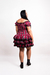 Vestido Xadrez Luxo Preto - MENINA CAIPIRA