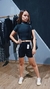 Shorts Botões fenda Lateral