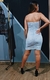 Vestido alcinha lurex branco - comprar online