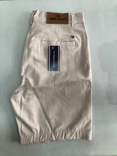 bermuda elastizada tommy beige - comprar online