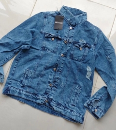 campera jeans