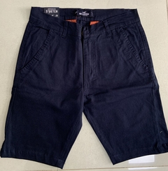 bermuda hollister elastizada azul