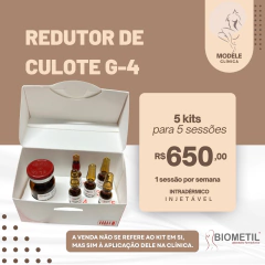 REDUTOR DE CULOTE G-4 - enzimas Biometil para redução de gordura
