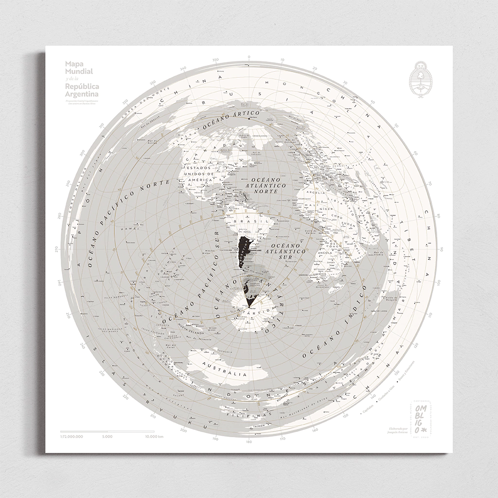 Mapa Mundial y de la República Argentina
