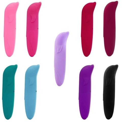Vibrador Aveludado Golfinho Estimulador De Ponto G Mega Import | COD26