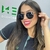 Oculos de Sol Belgica Preto - Seven Acessórios
