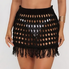 Saia de Tricot franja na internet