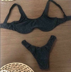 Biquíni aro meia taça lurex na internet