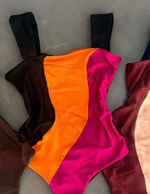 Maiô/Body mix de cores