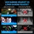 Eksa e1000 jogos fones de ouvido com cancelamento de ruído microfone rgb luz 7.