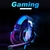 G2000 gaming fone de ouvido graves profundos estéreo casque com fio brilhante f - loja online