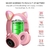 Fone de ouvido de gato, fofo, sem fio, bluetooth, compatível com microfone, bri - loja online