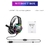 Imagem do Eksa e1000 jogos fones de ouvido com cancelamento de ruído microfone rgb luz 7.