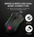 Redragon RANGER LITE M910-KS 10 RGB USB 2.4G Sem Fio Gaming Mouse 8000 DPI botõ