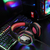 Eksa e1000 jogos fones de ouvido com cancelamento de ruído microfone rgb luz 7.