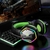 Eksa e1000 jogos fones de ouvido com cancelamento de ruído microfone rgb luz 7.