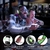 Imagem do Eksa e1000 jogos fones de ouvido com cancelamento de ruído microfone rgb luz 7.