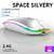 Rato de jogo ergonômico sem fio do rgb dos ratos silenciosos magros compatível - comprar online