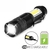 Mini lanterna led recarregável uso xpe + cob contas de lâmpada 100 metros de d na internet