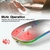 Rato de jogo ergonômico sem fio do rgb dos ratos silenciosos magros compatível