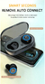 Y50 fone de ouvido bluetooth tws binaural no ouvido 5.0 toque redução intelige na internet