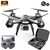 Nova jc801 zangão 4k profissional hd câmera grande angular wifi fpvrc fotograf - comprar online