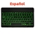 teclado rgb bluetooth teclado sem fio bluetooth mini teclado espanhol rgb retroi - VARIEDADES BRASIL