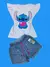 CONJUNTO JEANS STITCH CORAÇÃO. - loja online