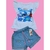 CONJUNTO JEANS INFANTIL STITCH ALEGRIA - loja online