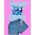 CONJUNTO JEANS INFANTIL STITCH ALEGRIA
