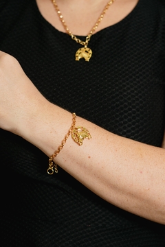 Pulseira delicado pingente cavalo - comprar online